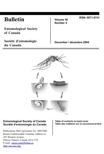 Bulletin - Entomological Society of Canada
