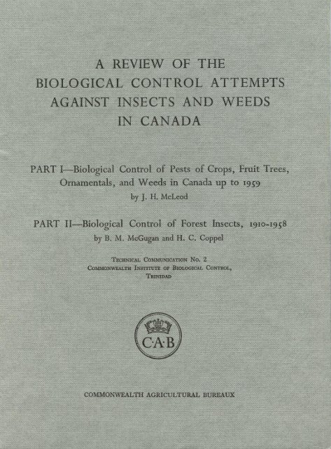 pdf, 24.1Mb - Entomological Society of Canada