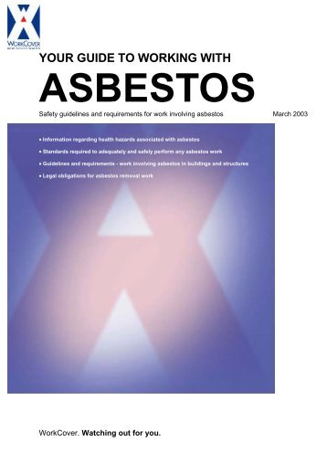 Your Guide to Working with Asbestos - March 2003