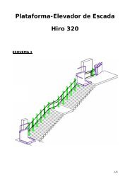 Esquema e medidas