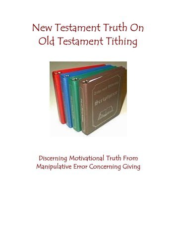 New Testament Truth On Old Testament Tithing - Escape Babylon's ...