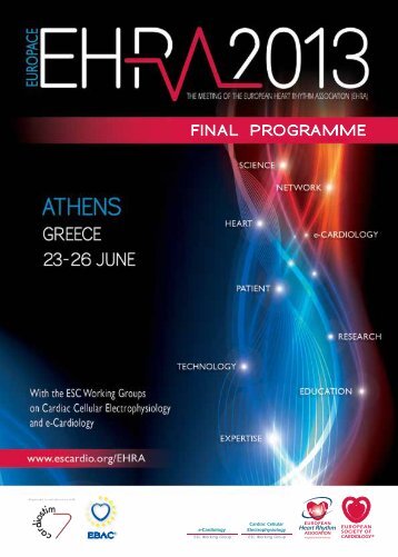 EHRA EUROPACE 2013 - European Society of Cardiology