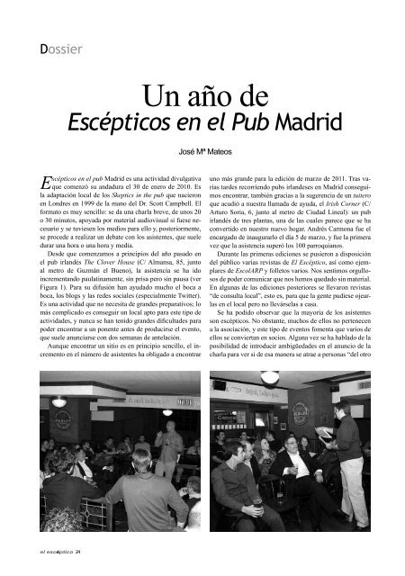 Nº 34 Enero – Abril 2011 P.V.P. 9 € (IVA incluido) - Sociedad para el ...