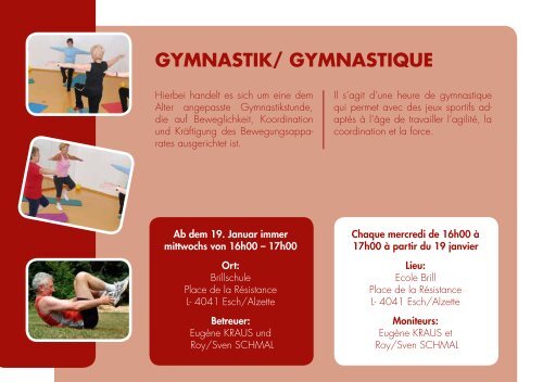 Programme - Esch sur Alzette