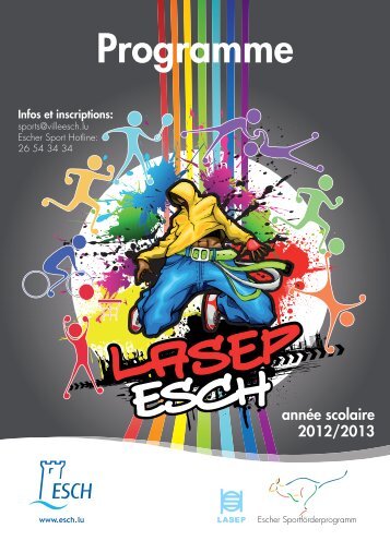 Programme LASEP 2012/2013 - Esch sur Alzette