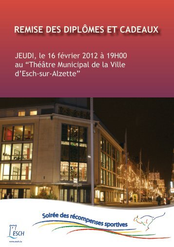 REMISE DES DIPLÔMES ET CADEAUX - Esch sur Alzette