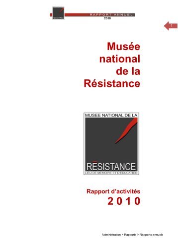 Rapport 2010 - Esch sur Alzette