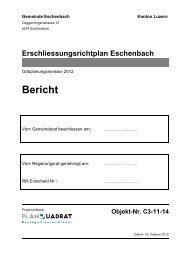 Erschliessungsrichtplan Eschenbach - Gemeinde Eschenbach Luzern