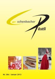 Nr. 386 / Januar 2013 - Gemeinde Eschenbach Luzern
