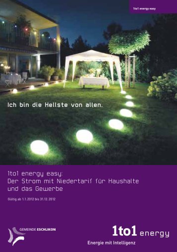 Ich bin die Hellste von allen. 1to1 energy easy - in der Gemeinde ...