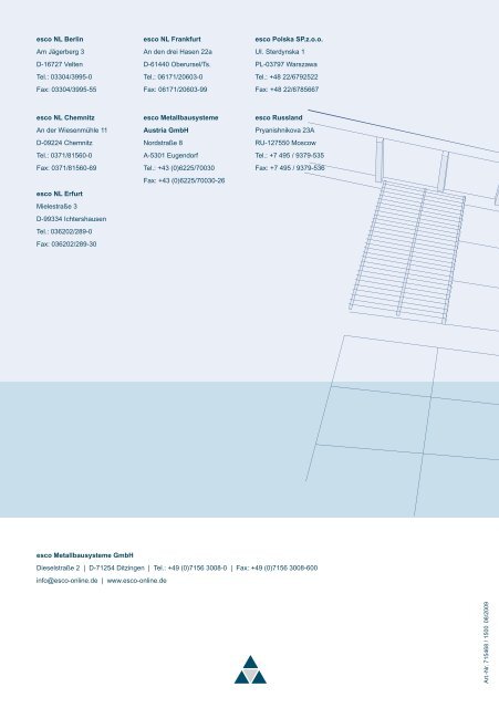 HELM Schiebelaeden Produktinformation - esco Metallbausysteme ...