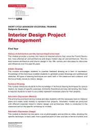 Interior Design Project Management - Escola Massana