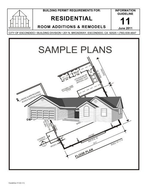 Residential Room Additions & Remodels - City of Escondido