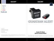 Guardian Alert Owner/Installation Manual - Escort Inc.