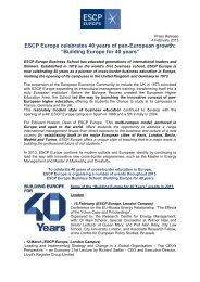 Download this Press Release - ESCP Europe