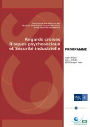 Invitation conférence Risques psychosociaux et ... - ESCP Europe