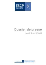 Dossier de presse - ESCP Europe