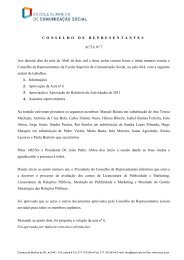 CONSELHODEREPRESENTAN TES ACTA Nº 7 Aos dezoito dias ...