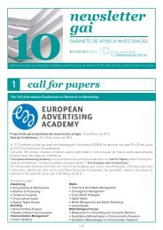 1 call for papers - Escola Superior de Comunicação Social - Instituto ...