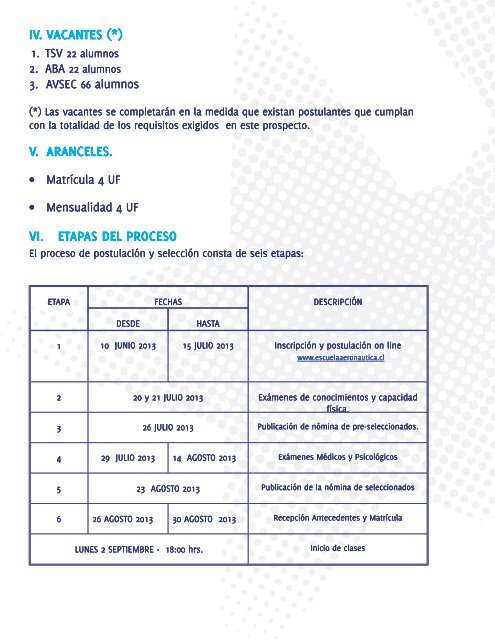 Más información - Escuela Técnica Aeronáutica