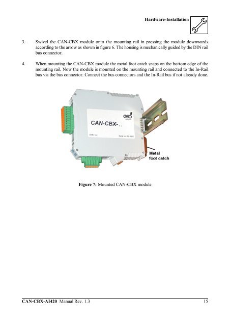 CAN-CBX-AI420 - esd electronics, Inc.