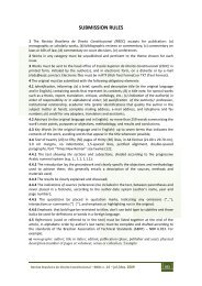 SUBMISSION RULES - Escola Superior de Direito Constitucional