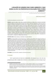 a relação do homem com o meio ambiente: o que dizem as leis e as ...