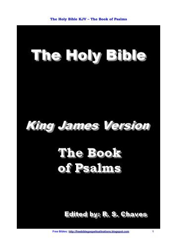 The Holy Bible KJV – The Book of Psalms