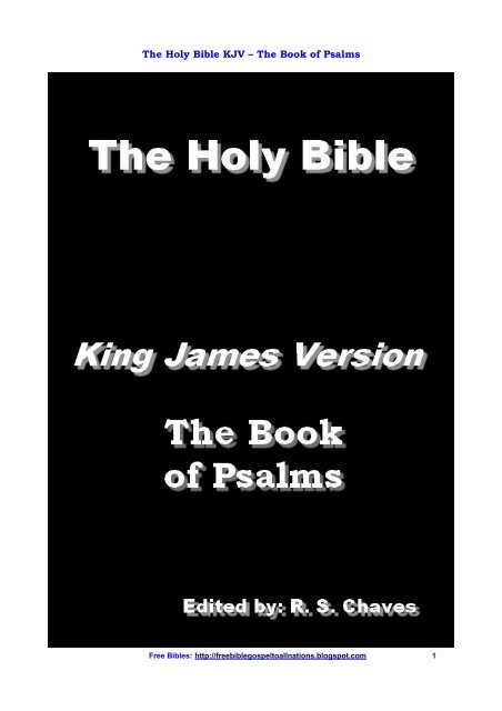 The Holy Bible KJV – The Book of Psalms