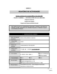 RELATÓRIO DE ACTIVIDADES - Esds1.pt