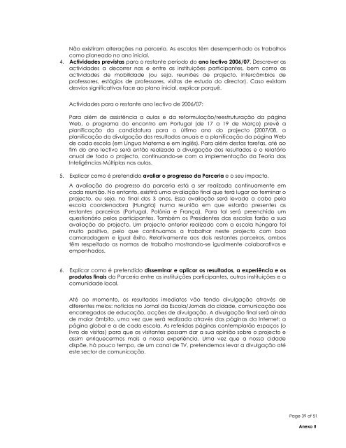 RELATÓRIO DE ACTIVIDADES - Esds1.pt
