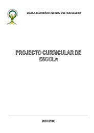 Proj. Curric. Escola - Escola Secundária Alfredo dos Reis Silveira