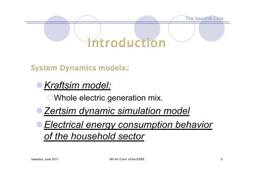 Presentation - ESEE 2011 - Advancing Ecological Economics