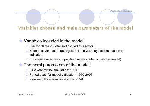 Presentation - ESEE 2011 - Advancing Ecological Economics