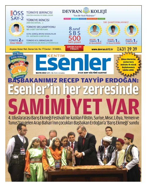 Mayıs 2013 - Esenler Belediyesi