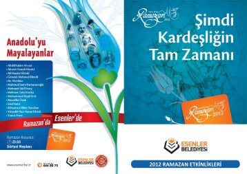 Ramazan_ Basın kiti.indd - Esenler Belediyesi
