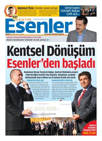 kentim esenler'in kasım sayısını okumak için tıklayın