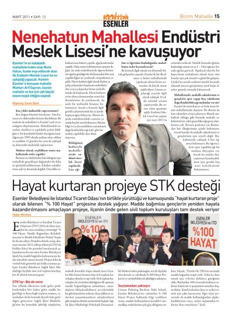 MART 2011 - Esenler Belediyesi