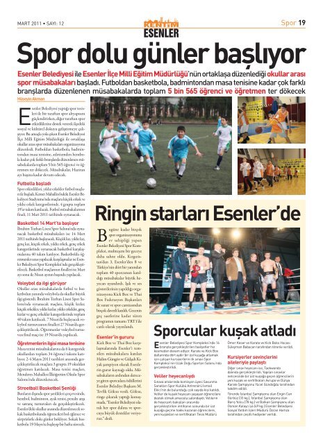 MART 2011 - Esenler Belediyesi