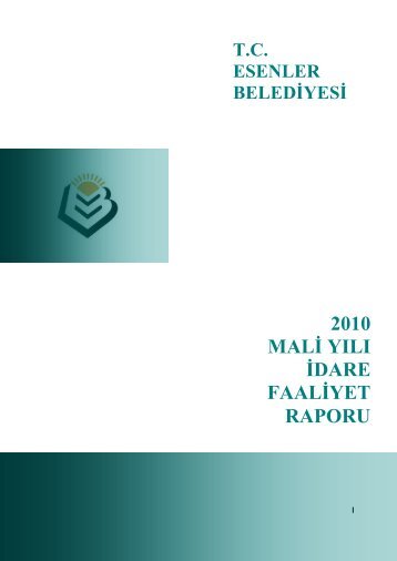 Esenler Belediyesi Faaliyet Raporu 2010
