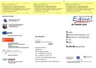 Faltblatt zur Entwicklungspartnerschaft PAMIR SON - (ESF) im Land ...