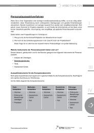 Personalauswahlverfahren (PDF) - esf-epm