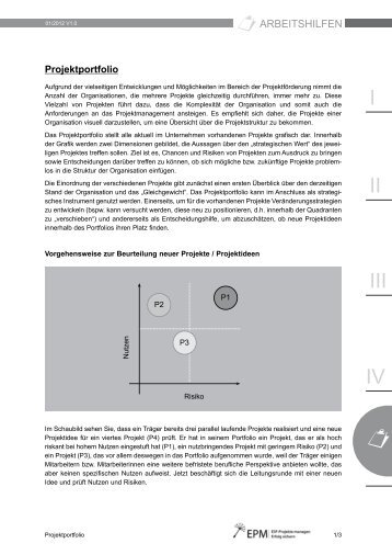 Projektportfolio (PDF) - esf-epm