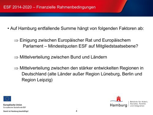 Vortrag Martin Weber (PDF) - ESF in Hamburg