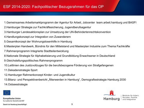 Vortrag Martin Weber (PDF) - ESF in Hamburg