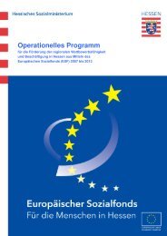 Operationelles Programm - ESF Hessen