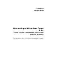 Mehr und qualitätsvollere Green Jobs - ESF