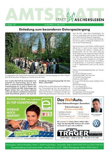 Amtsblatt 145/2012 - Aschersleben