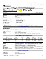 MATERIAL SAFETY DATA SHEET Virex II 128 One ... - Pitt Chemical
