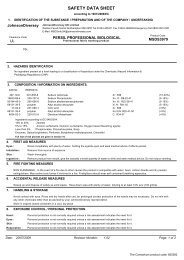 SAFETY DATA SHEET - The Consortium